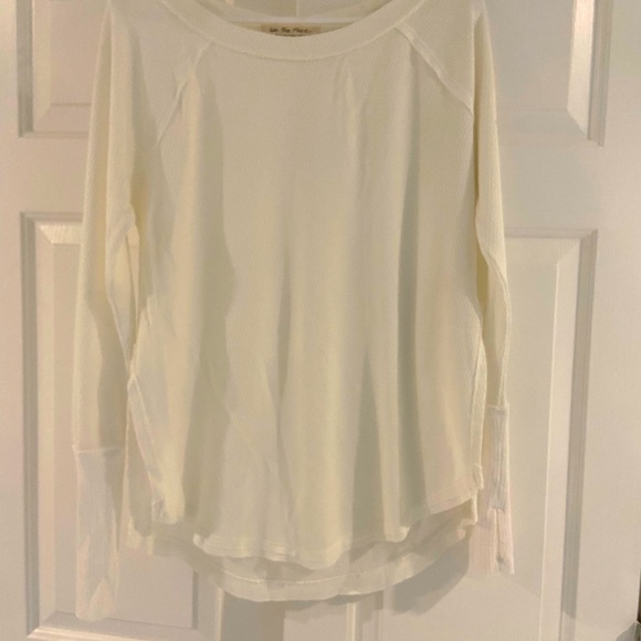 Free People Waffle Tshirt - Picture 2 of 4